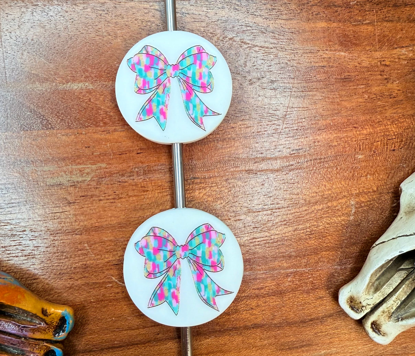 Brushstroke preppy bow focal EXCLUSIVE