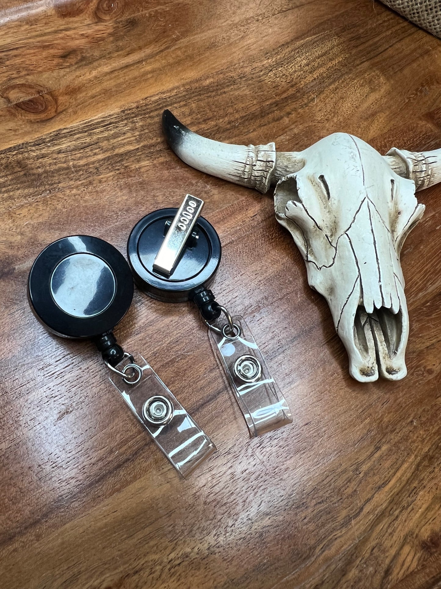 Black badge reel