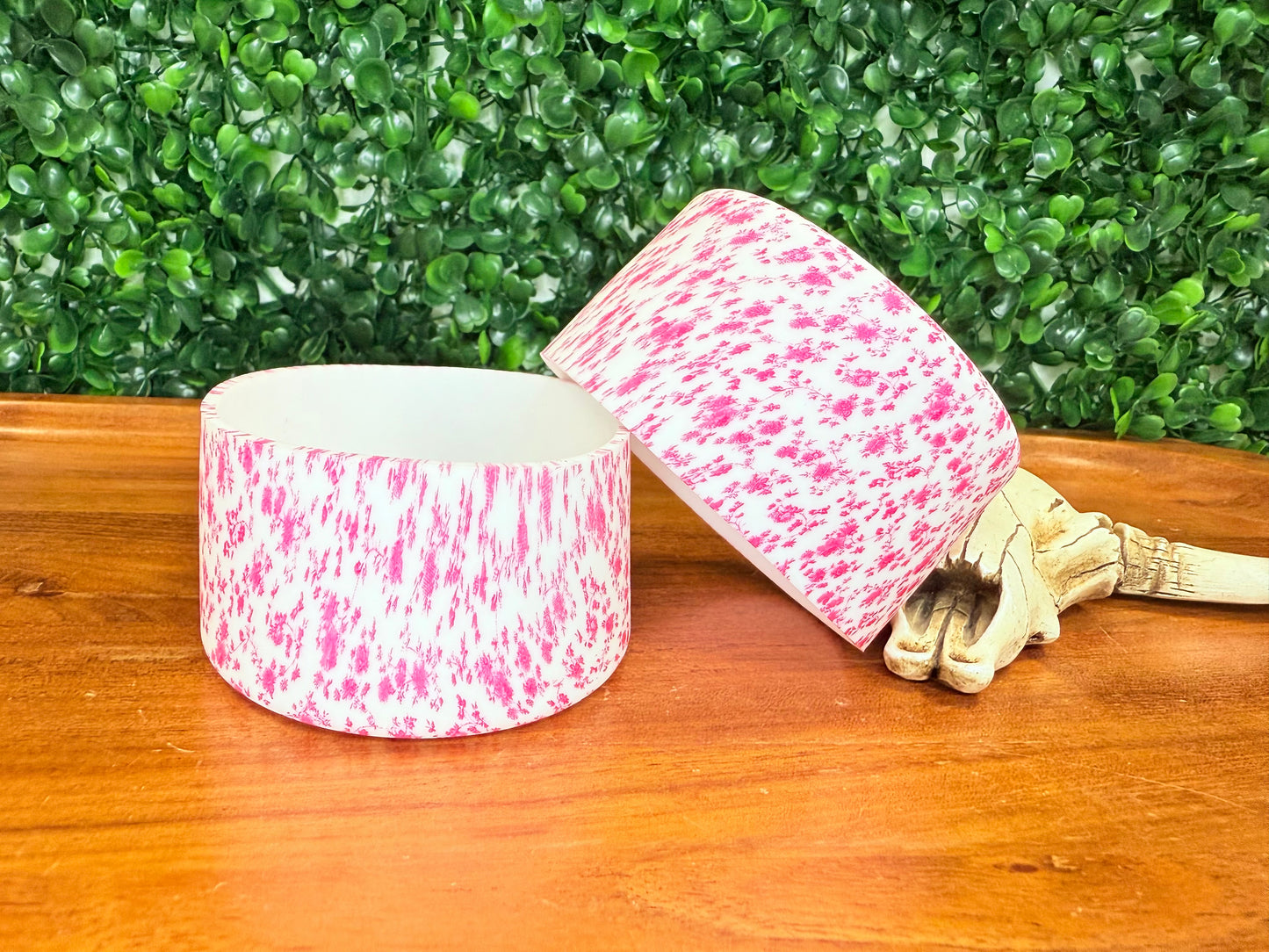 Hot pink floral tumbler boot EXCLUSIVE
