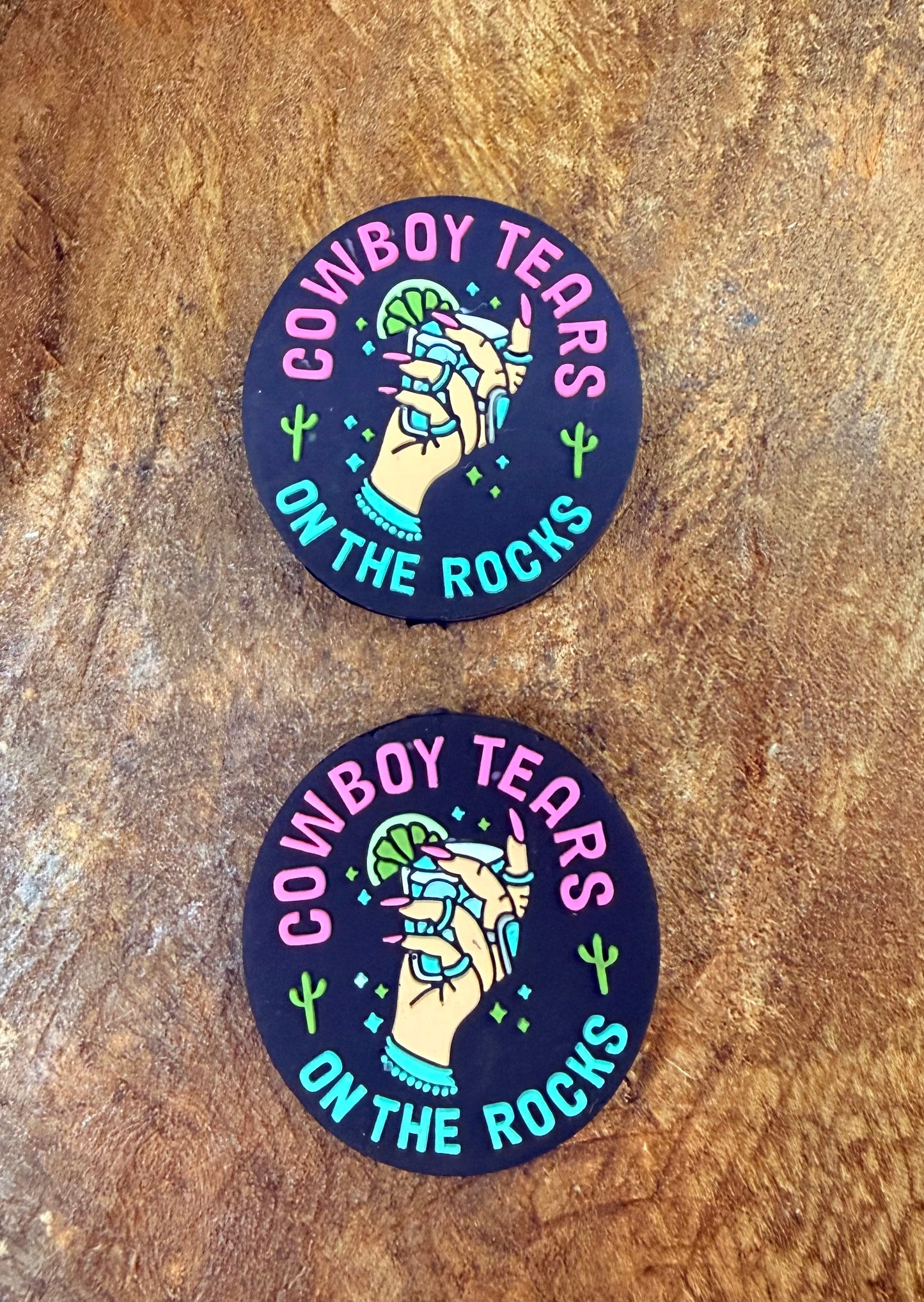 Cowboy tears on the rocks focal (custom)