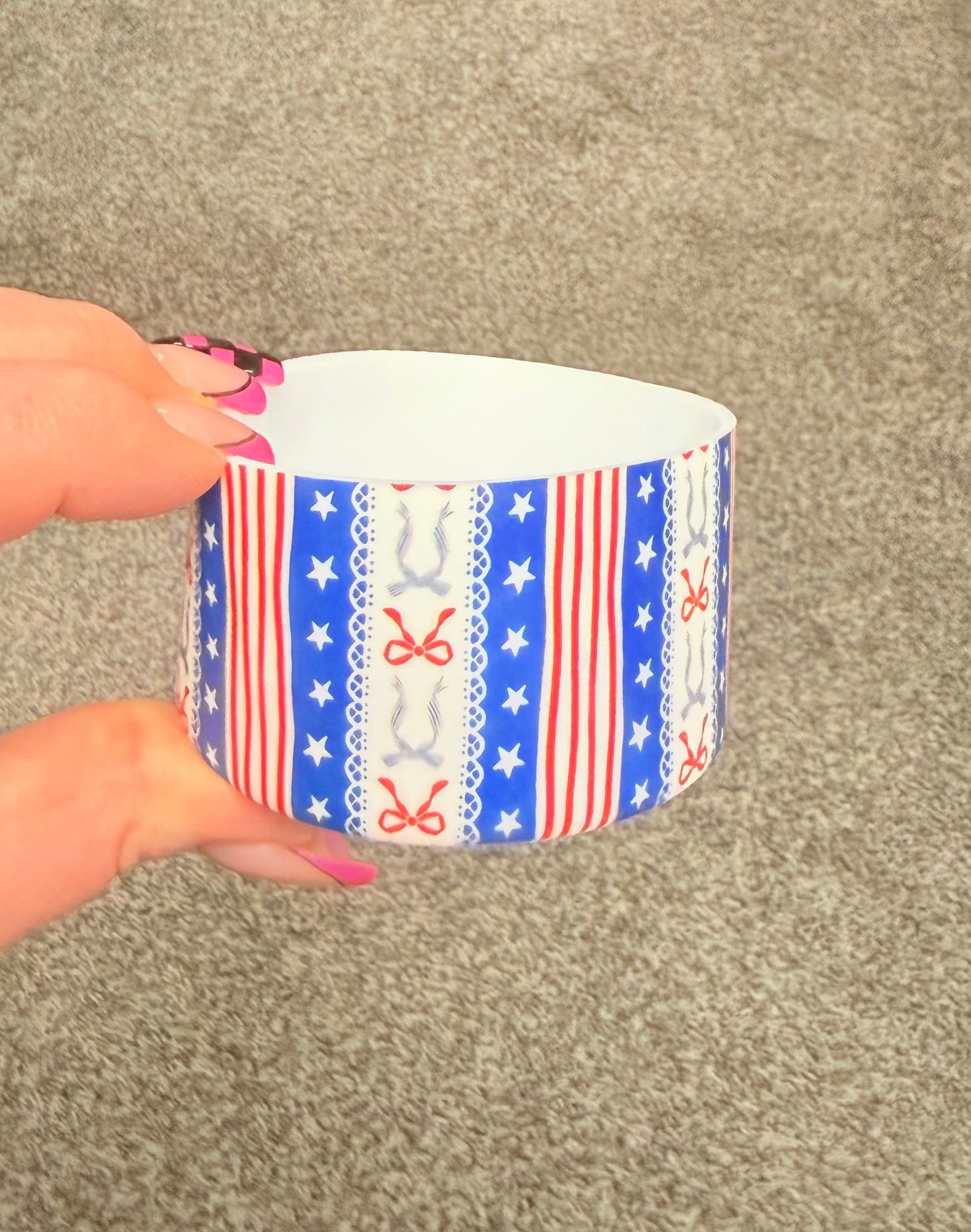 Destash- upside down print USA boot