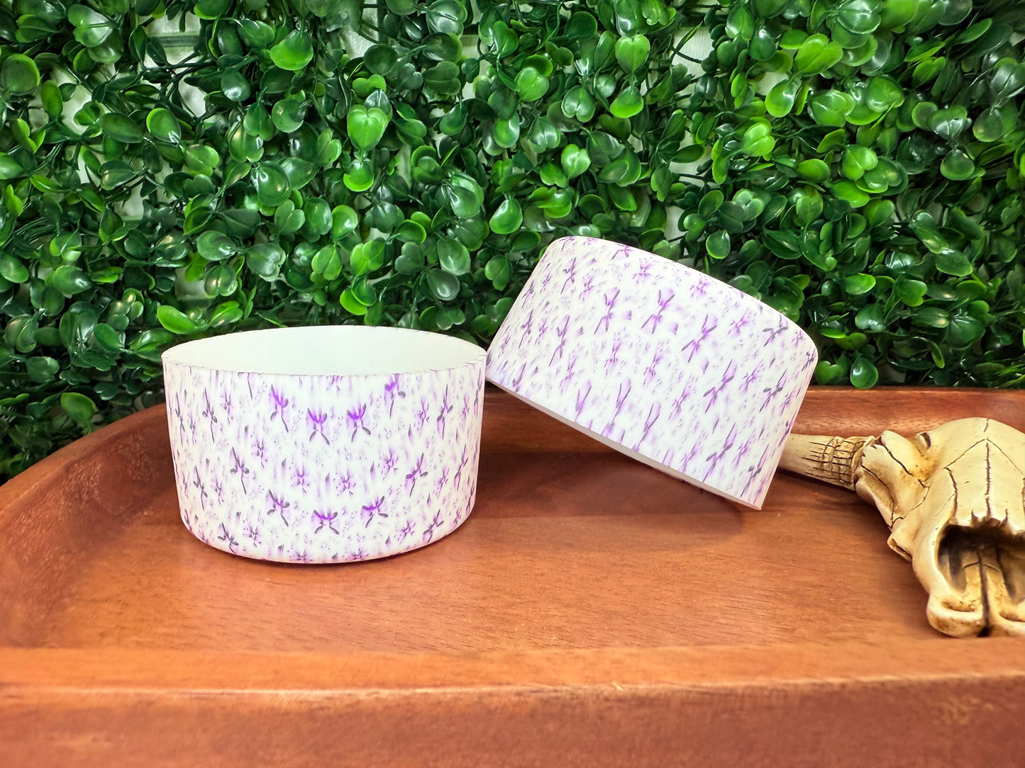 Purple Ribbons and petals tumbler boots EXCLUSIVE