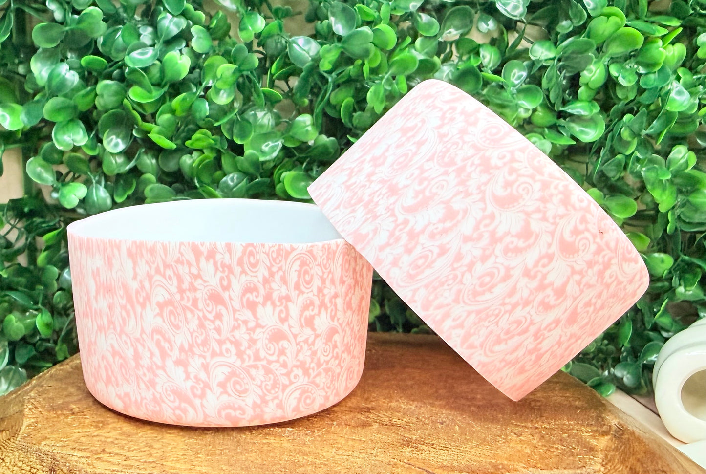 Pink whisper tooled tumbler boot •Exclusive•