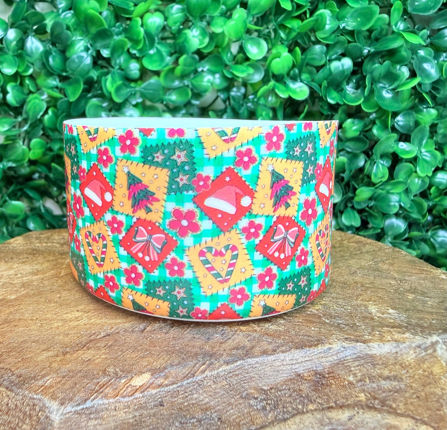 Christmas Patchwork tumbler boot •Exclusive•