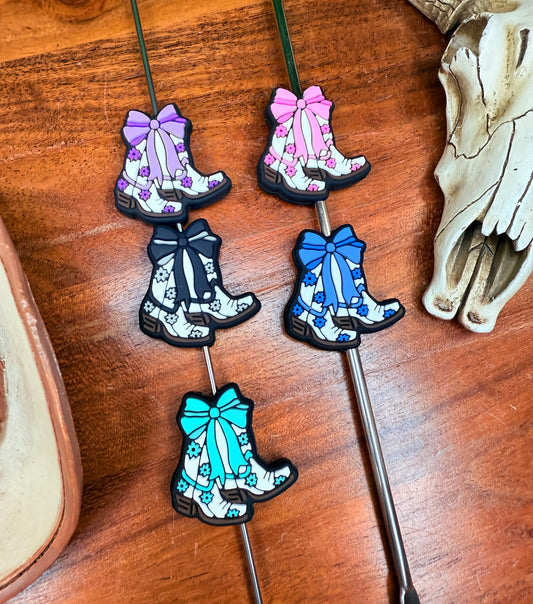 Boots & Bow with Floral Focal EXCLUSIVE