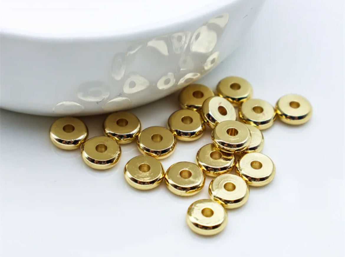 12mm Gold spacer disc (pack of 5)