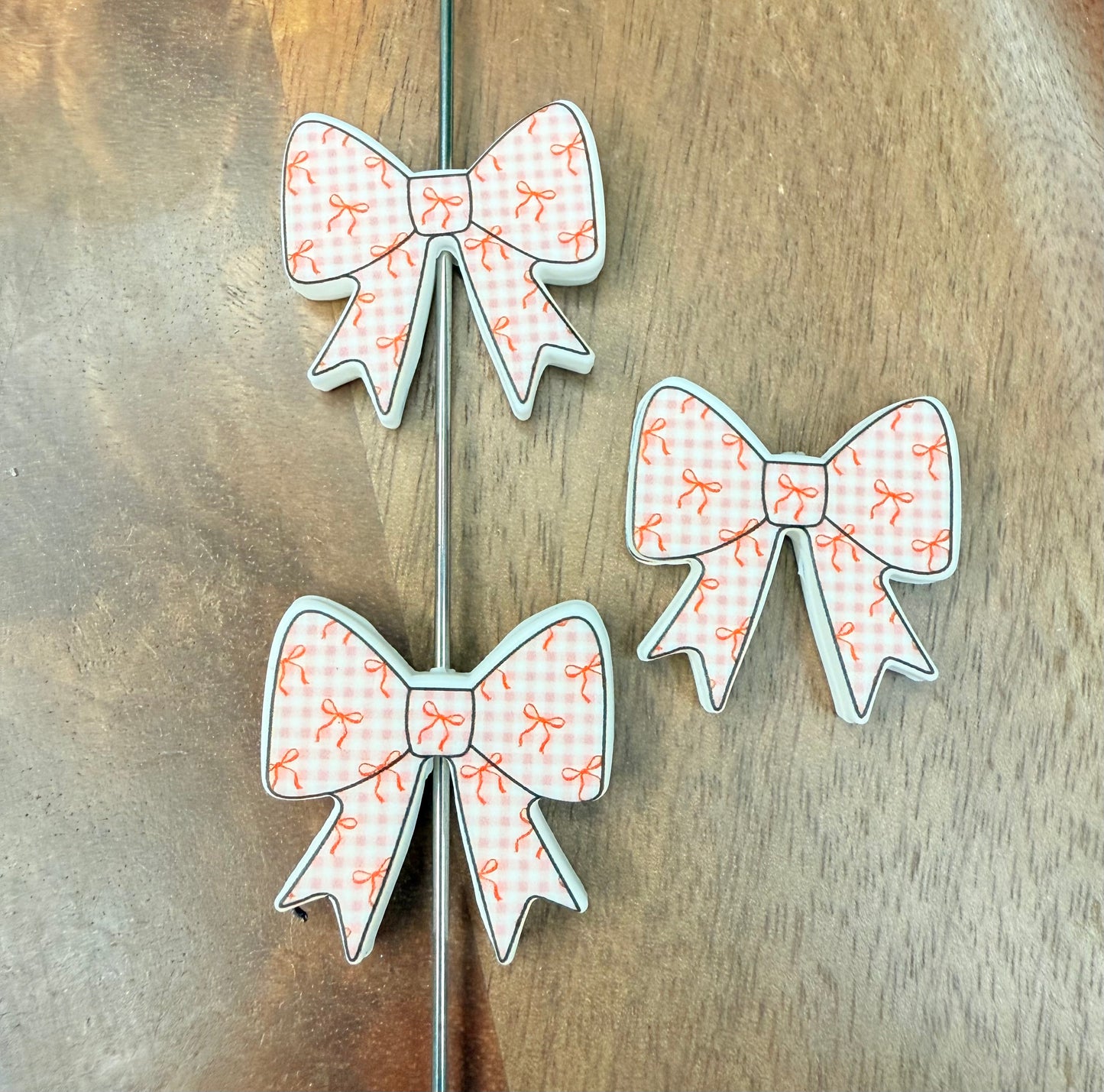 Picnic bow print bow Focal •Exclusive•