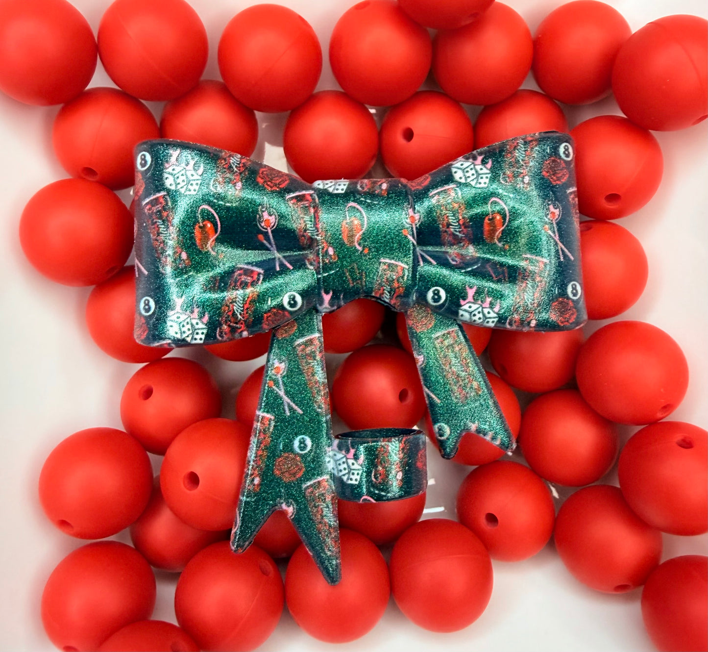 Opal Fire and Alani strawtopper bow •Exclusive collab