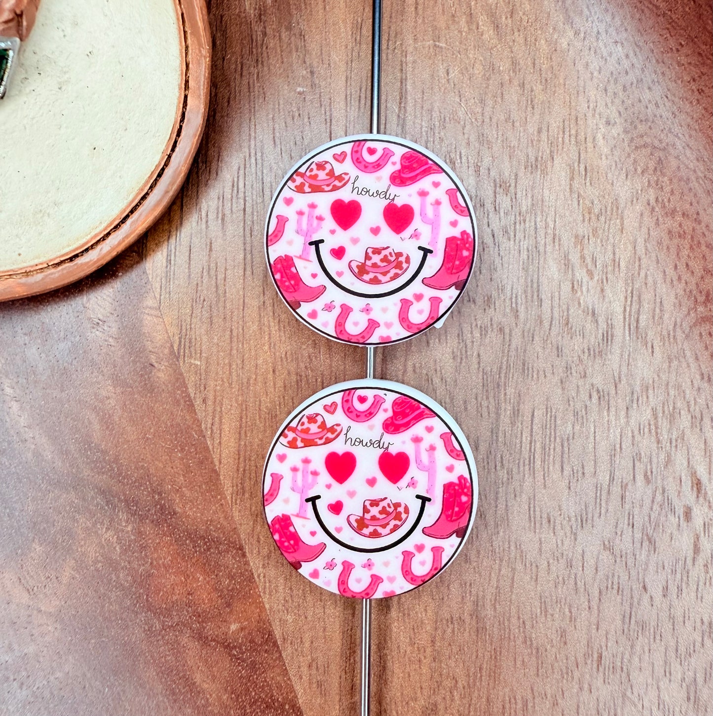 Country Valentines Smiley Face Focal