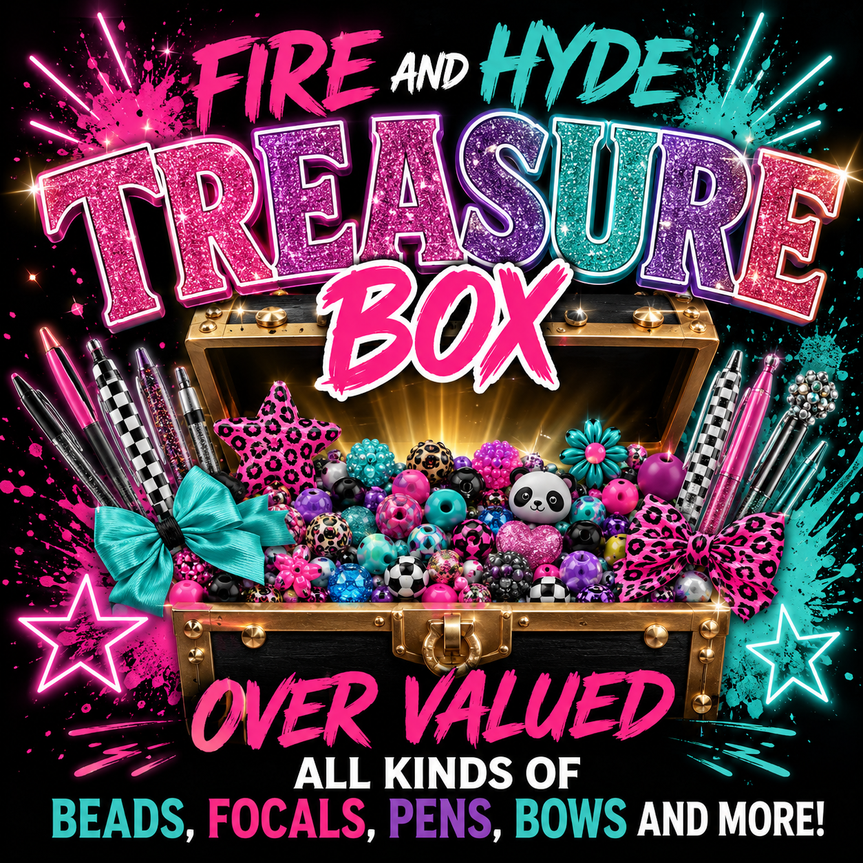 Mystery Treasure boxes filled with a little bit of everything