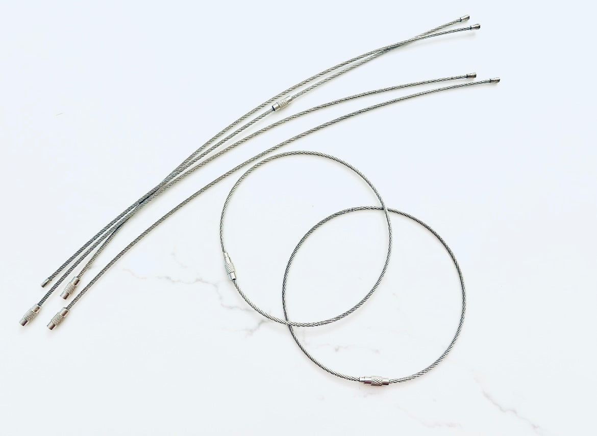 10 inch Wire (size for wristlet)