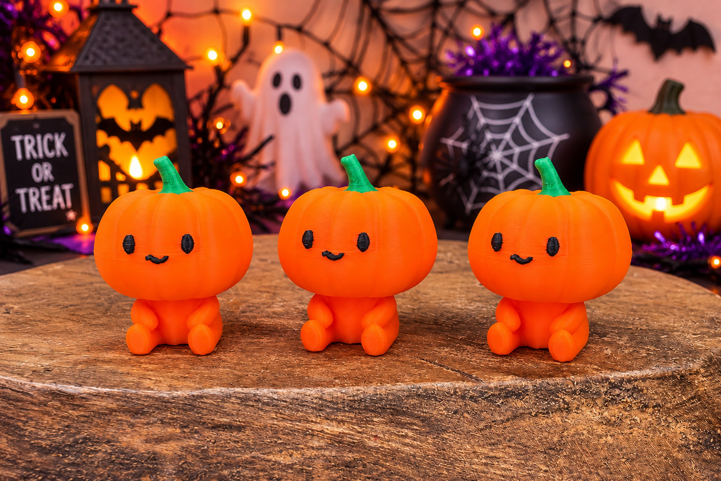 3D Printed Baby Pumpkin Focal (not silicone) turn around time is 3-5 business days