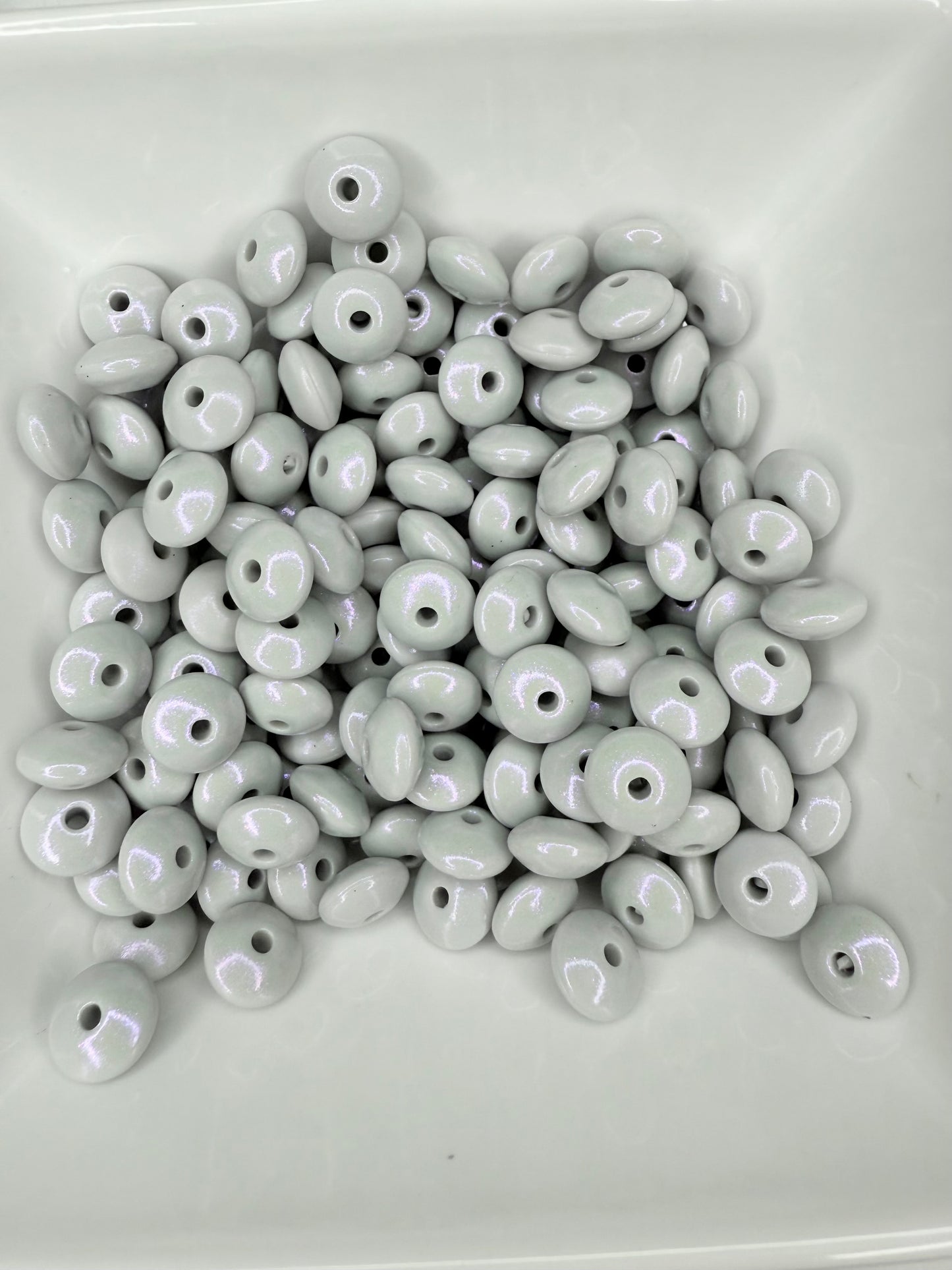 12mm opal grey lentils (pack of 5)