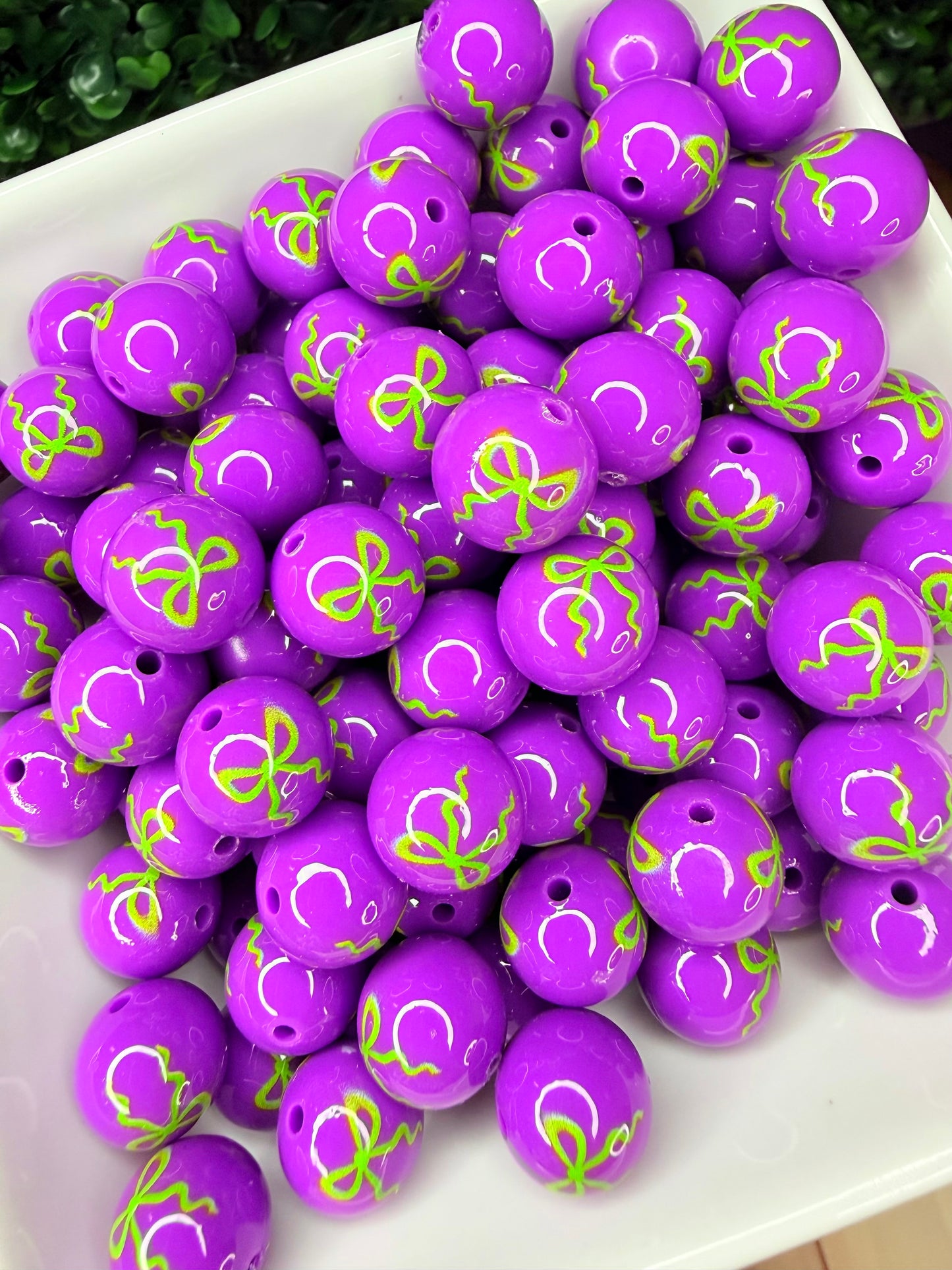 15mm Witches brew bow beads (pack of 5)