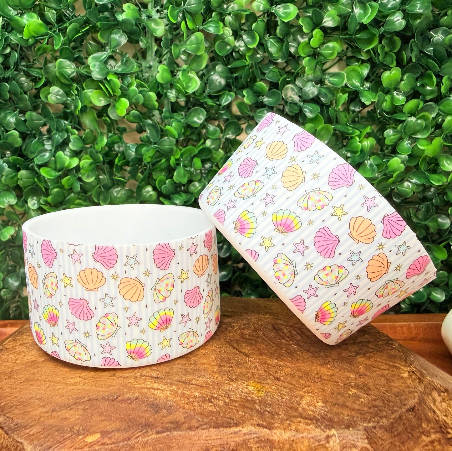 Starfish and shells tumbler boot •Exclusive•