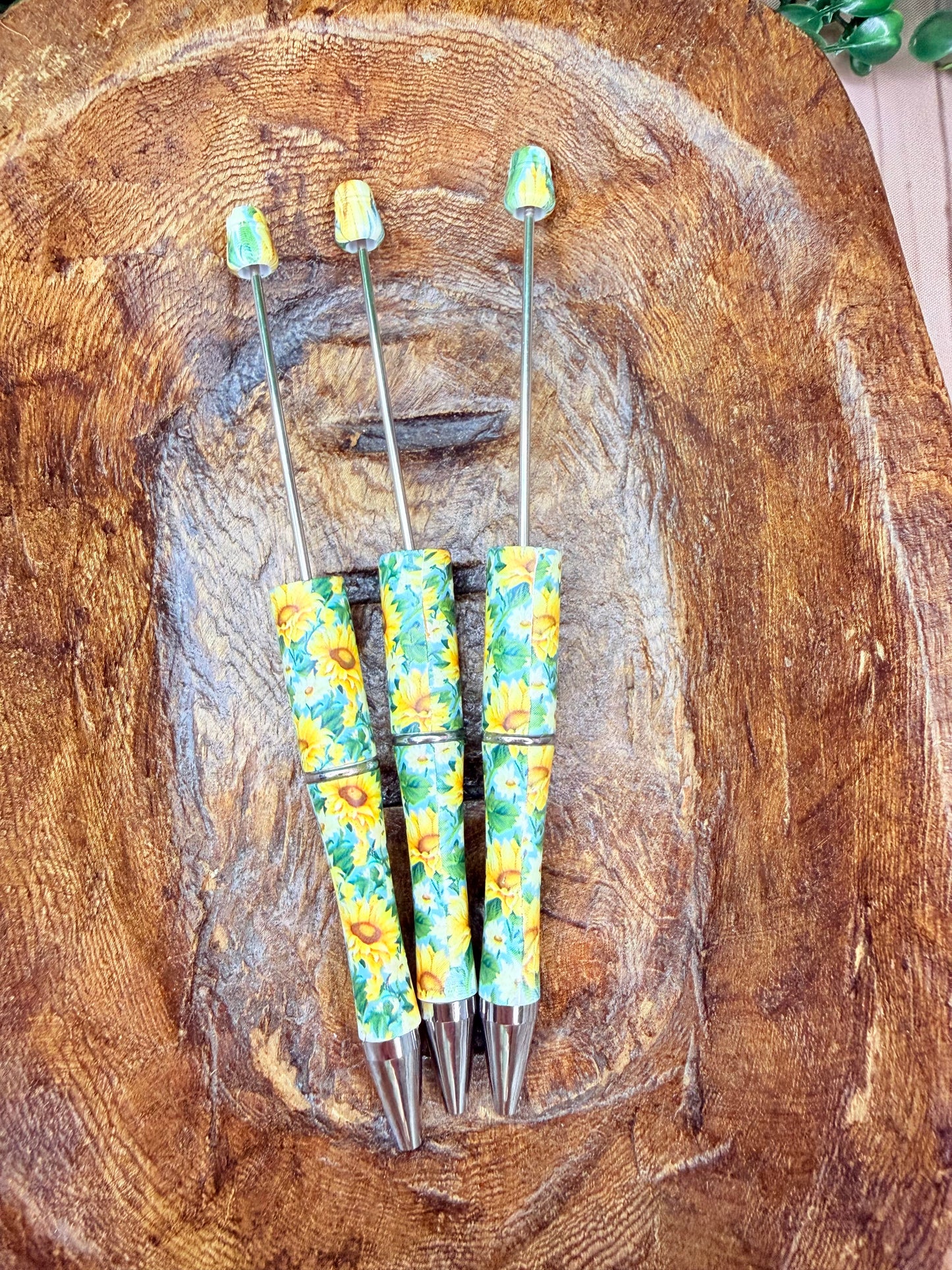 Sunflower Sky beadable pen