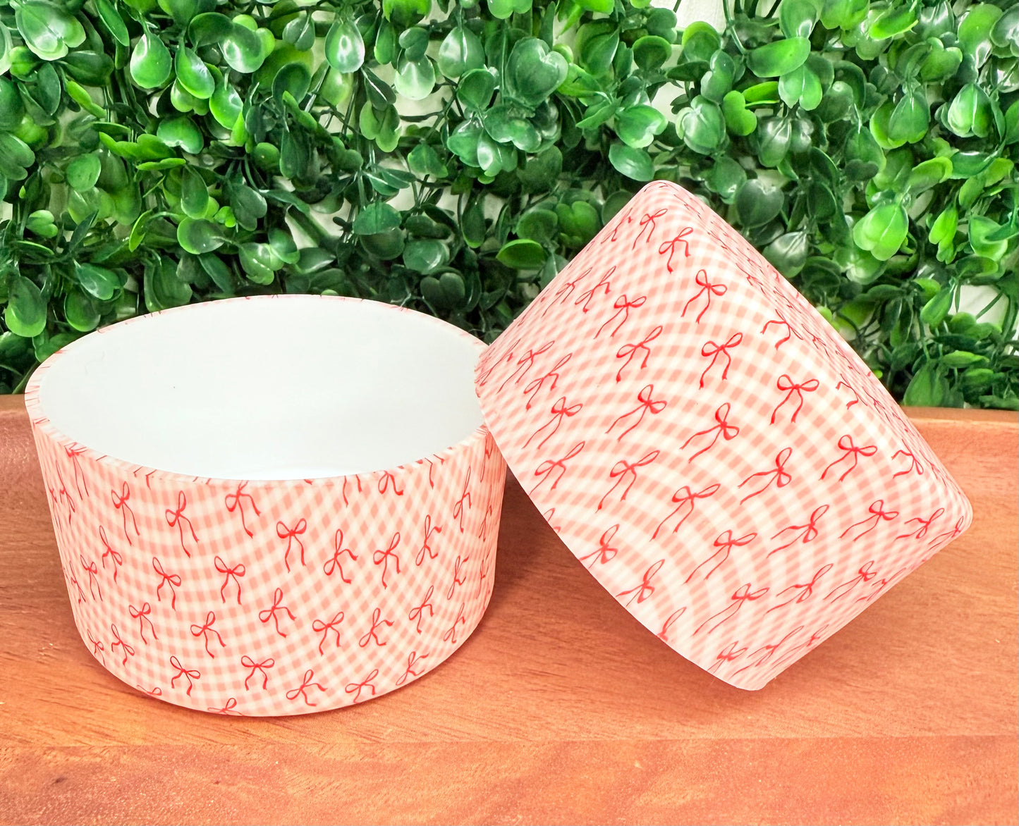 Picnic bow print tumbler boot •Exclusive•