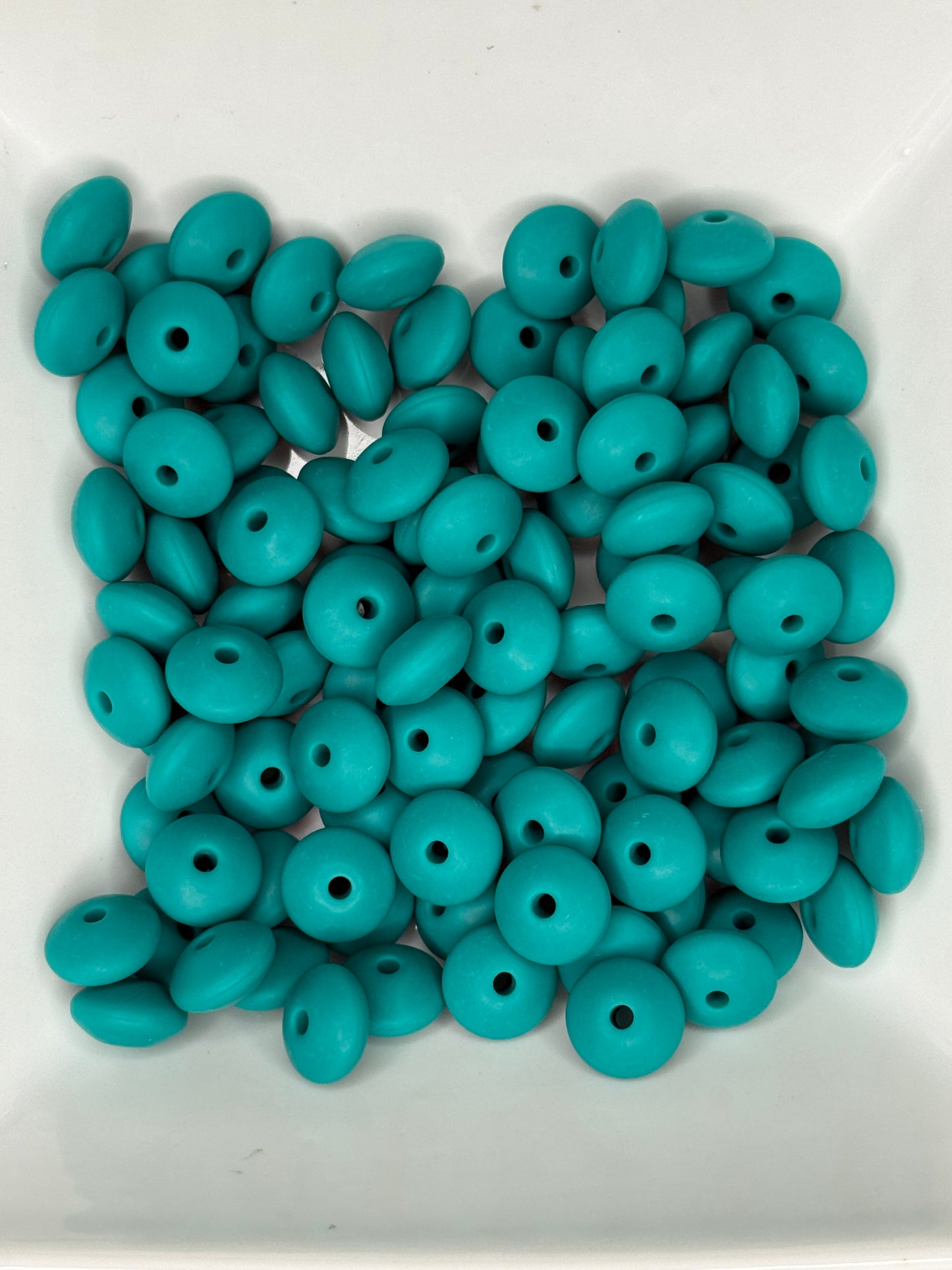 12mm Emerald green lentils (pack of 5)