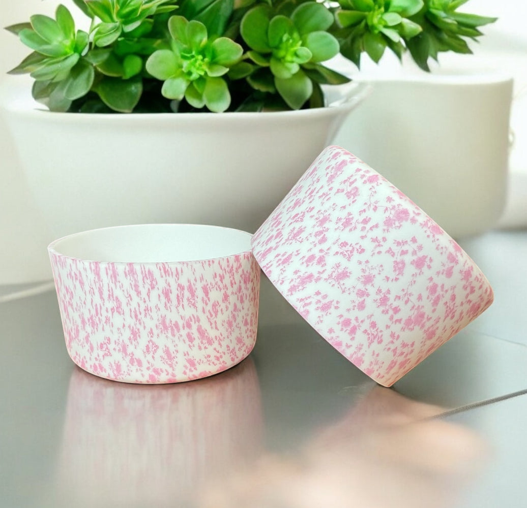 Pretty in pink floral tumbler