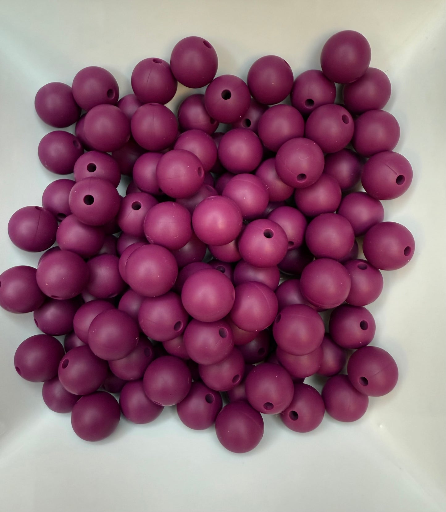 12mm wine silicone bead