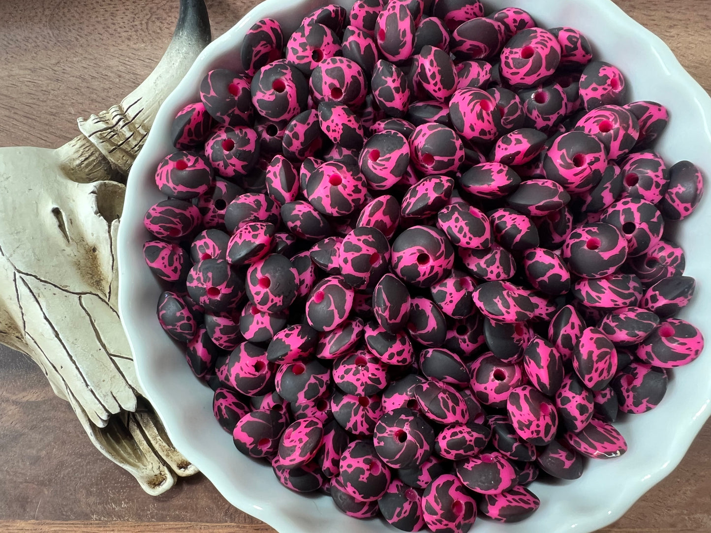 Hot Pink Cowhide Lentil
