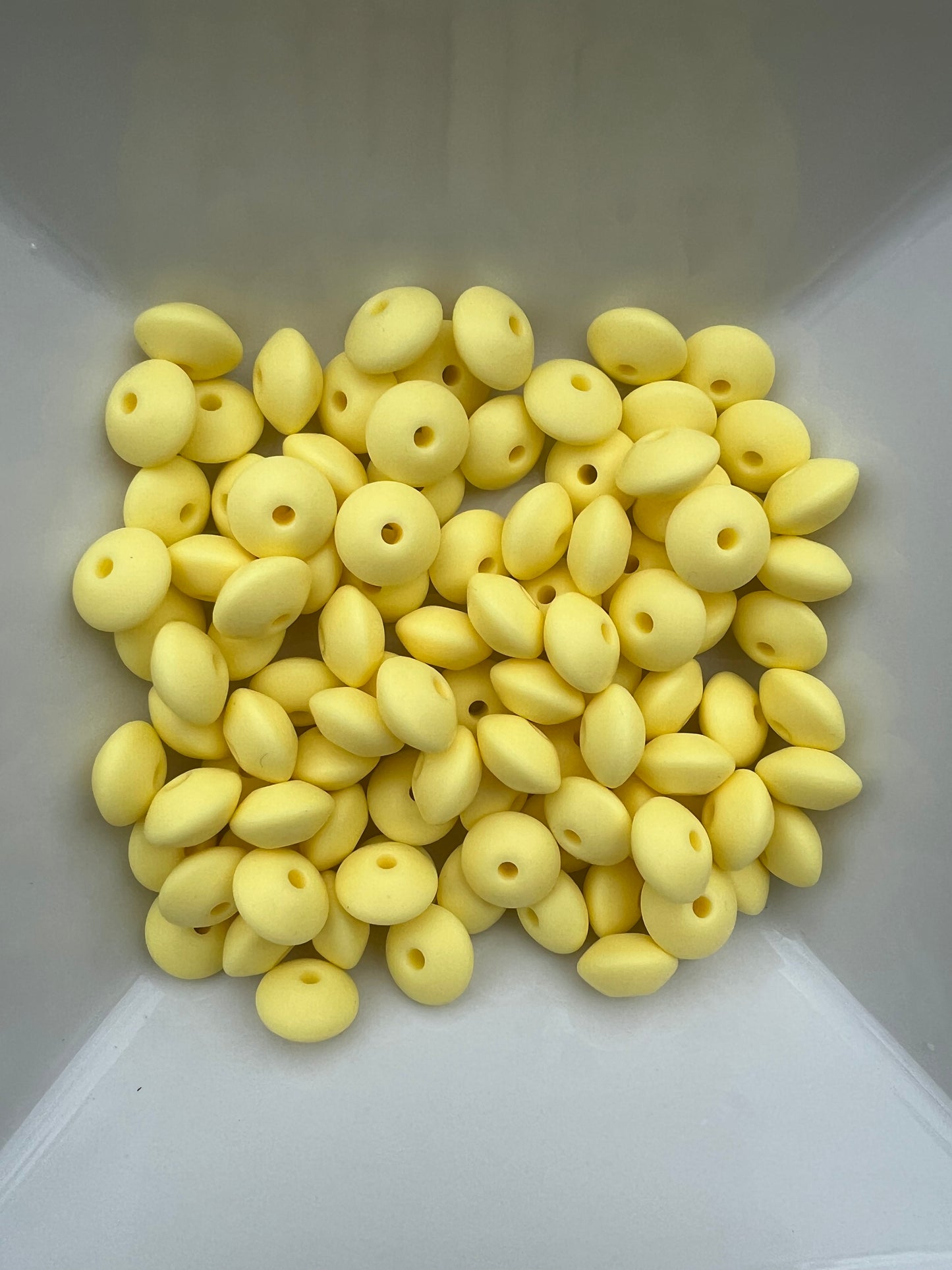 12mm Cream Yellow Lentil