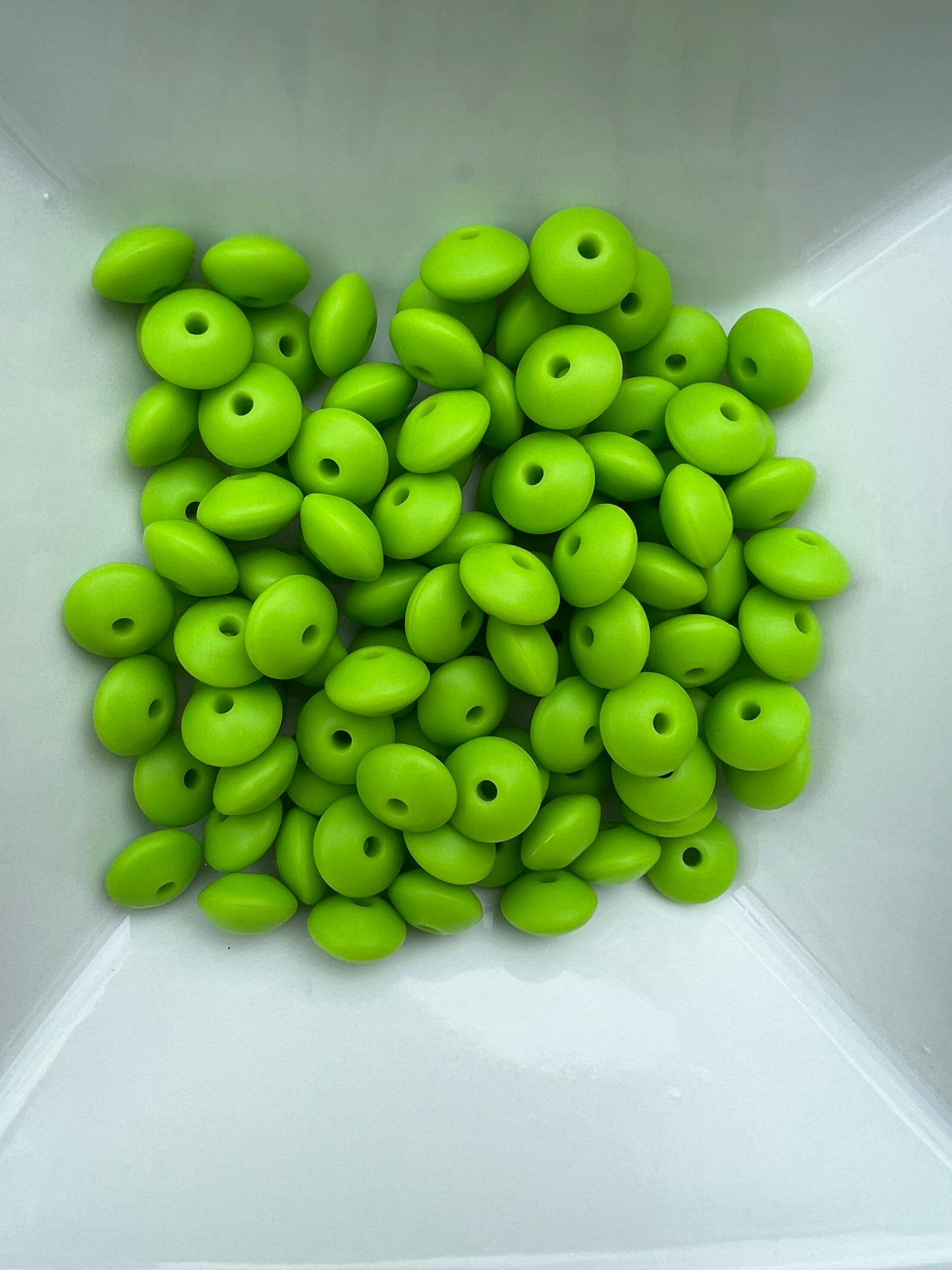 12mm Lime Green Lentils