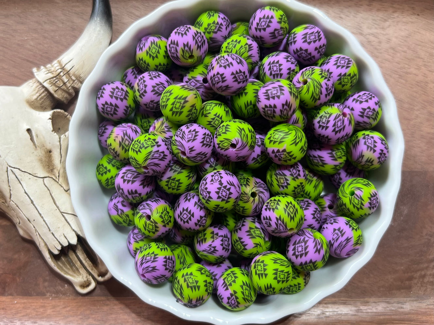 15mm Halloween Aztec print CUSTOM (pack 5)
