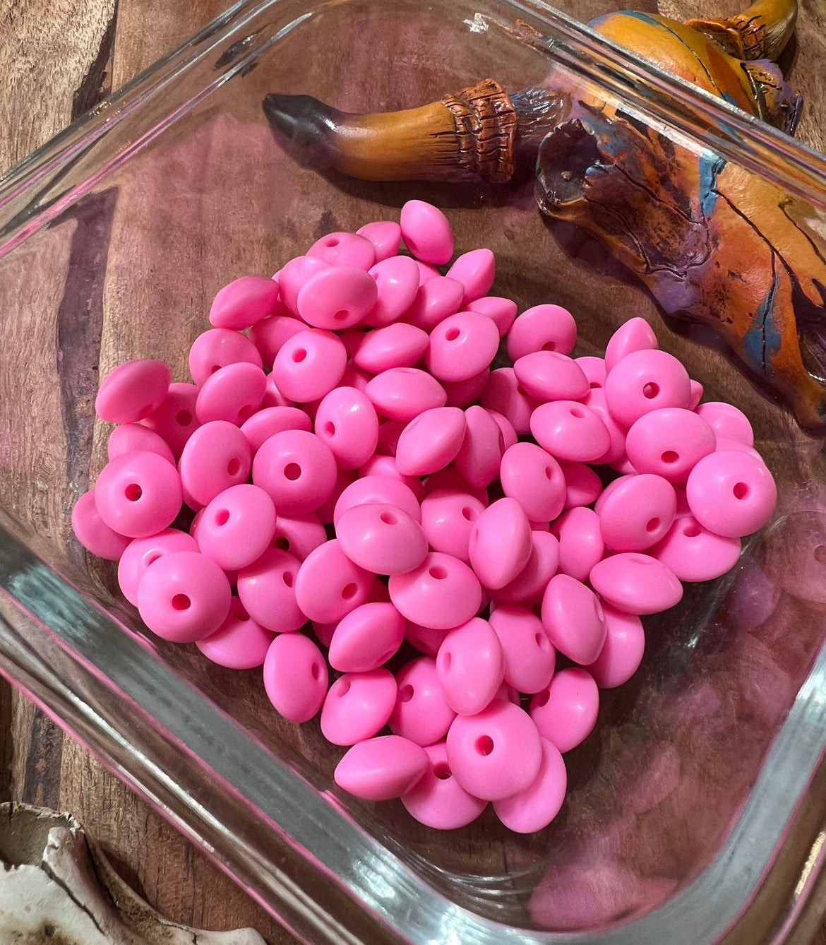 12mm Bubble Gum Pink lentil