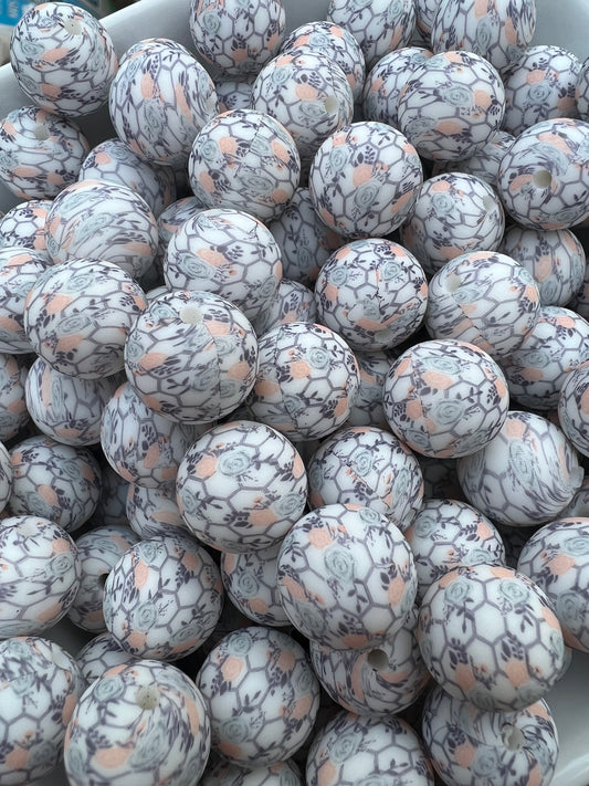 15mm Rose Nectar bead EXCLUSIVE(5 Pack)