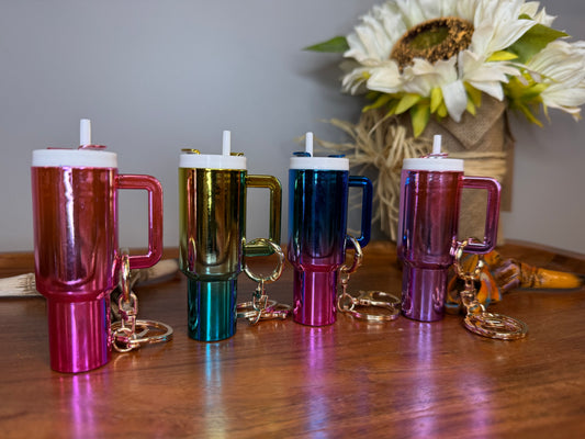 OMBRE tumbler keychain