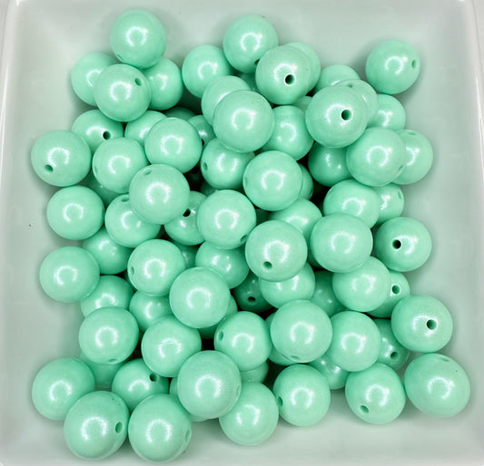 15mm Mint Opal bead