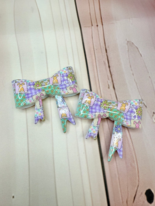 Liquid Bunny Patch Focal Bow •Exclusive•