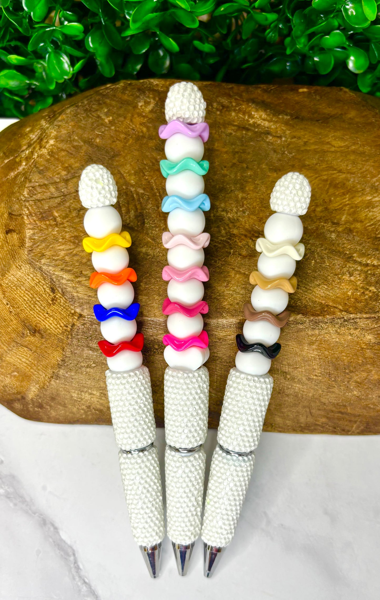 15 mm Wavy Spacers [multiple colors]