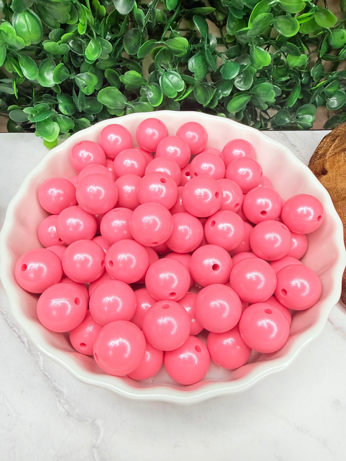 15mm Opal Bubble Gum beads