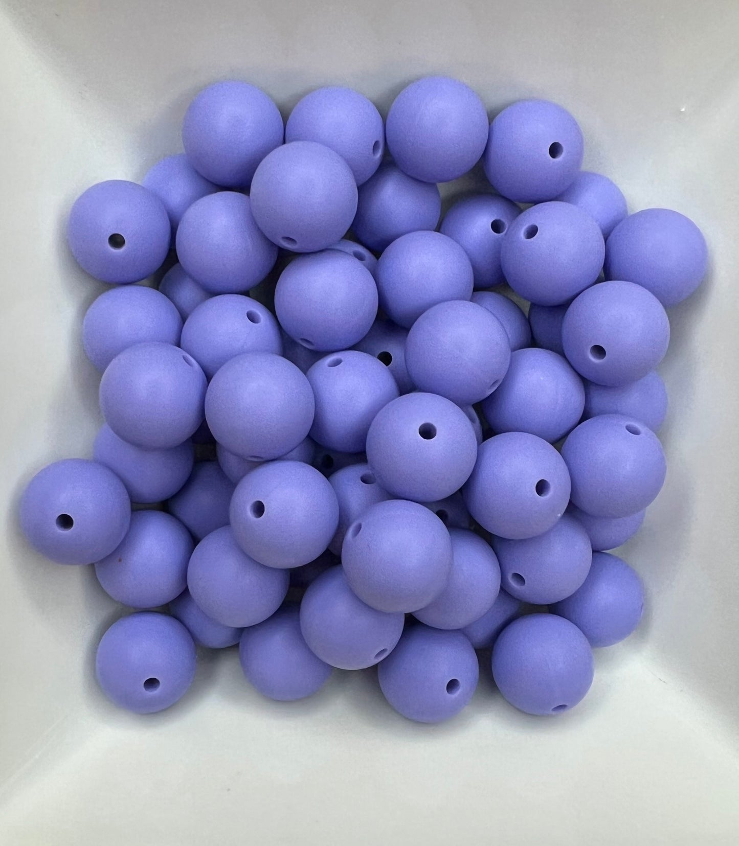 15mm Periwinkle Purple bead