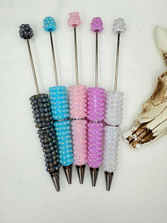 Bubble beadable pens