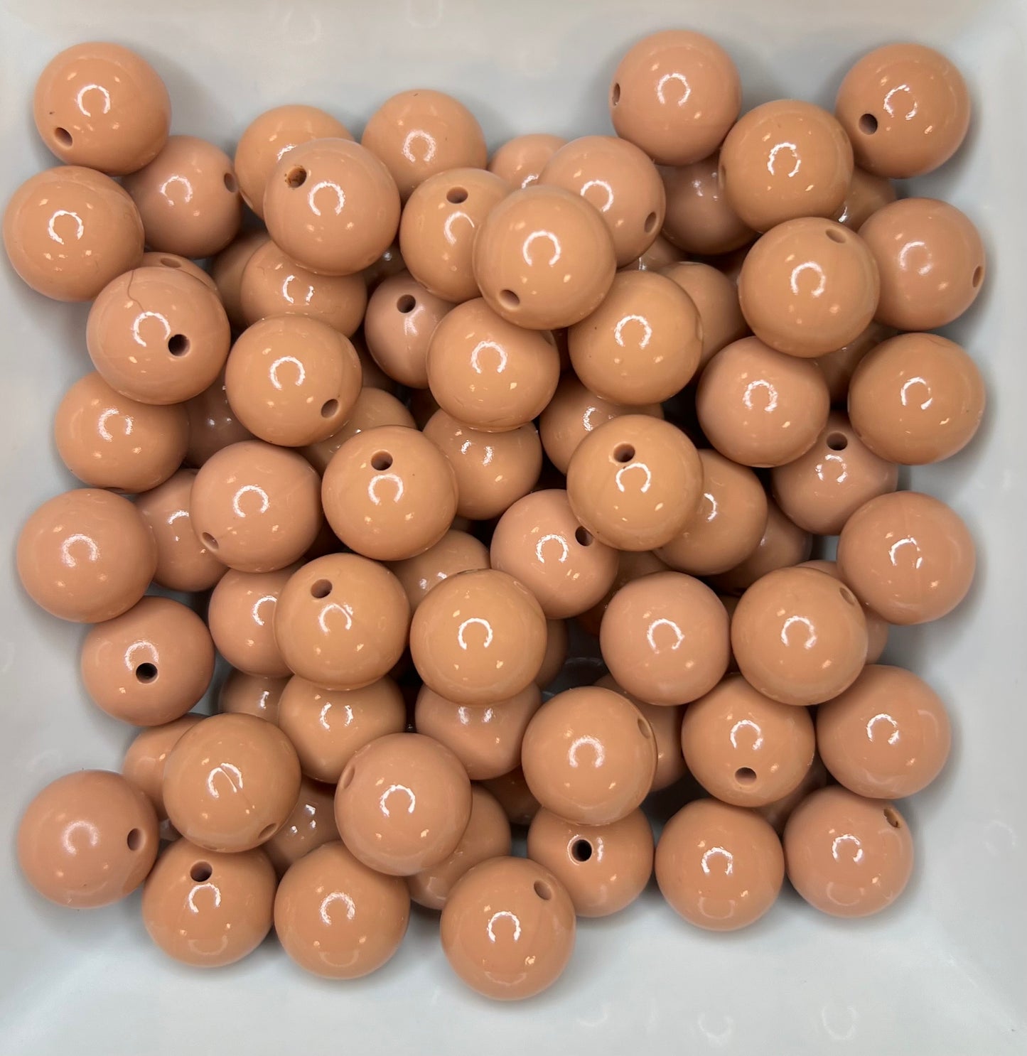 15mm liquid Nude bead