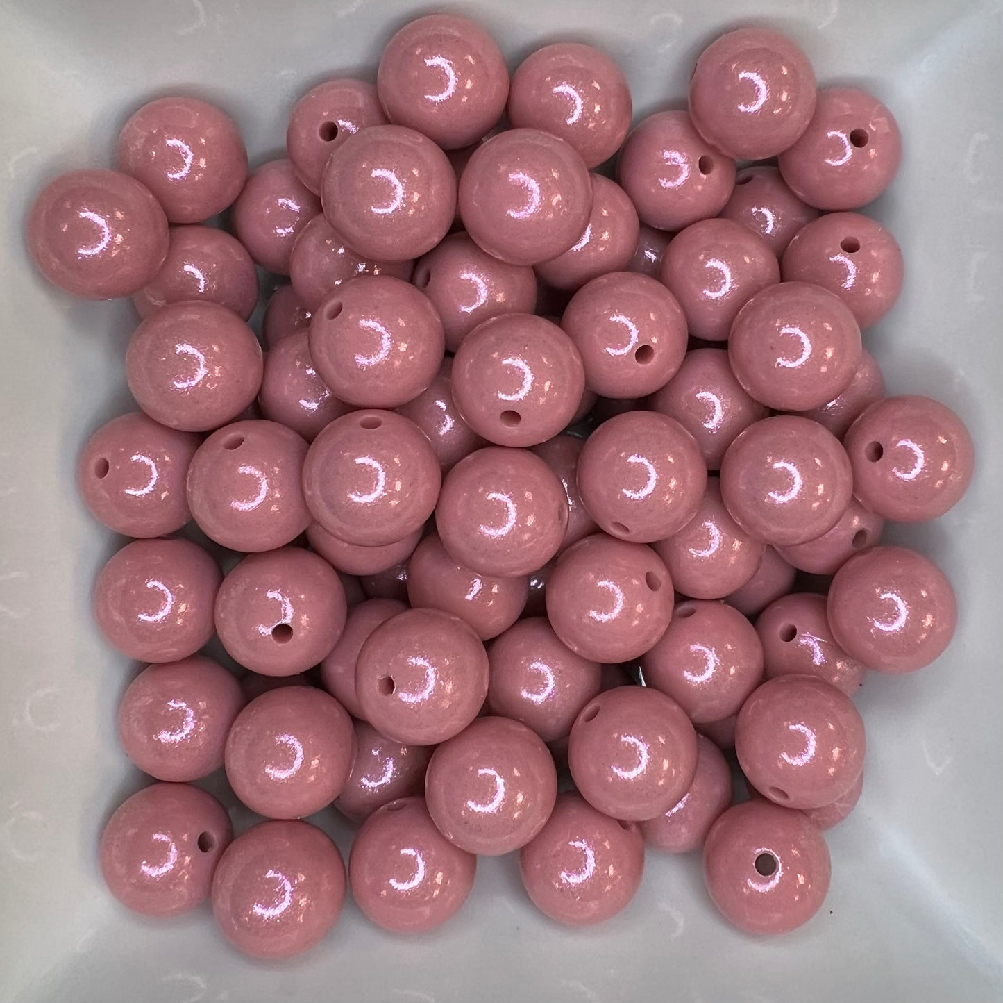 15mm Mauve Opal bead