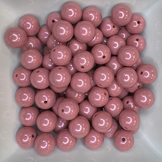 15mm Mauve Opal bead