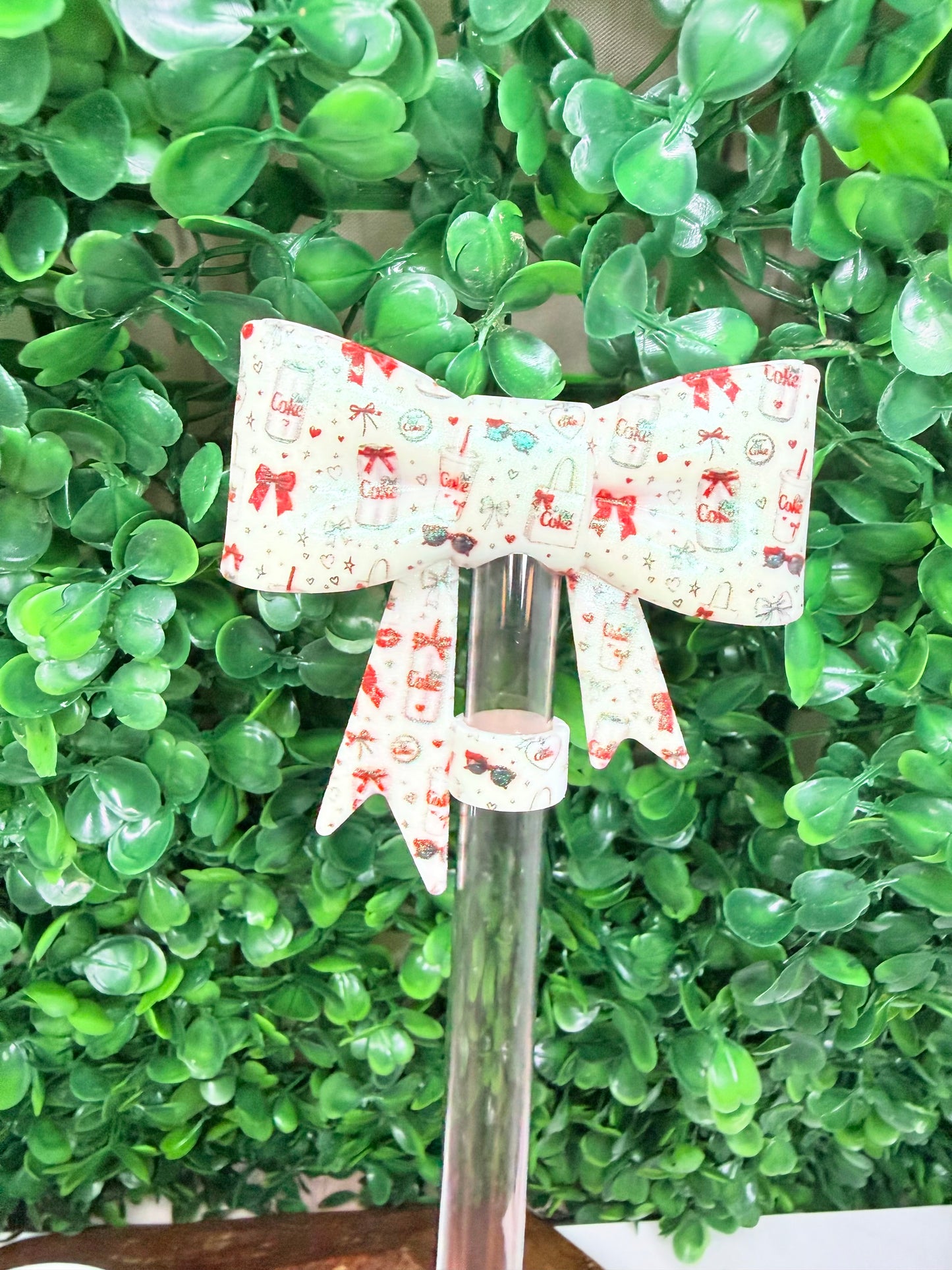 Diet Coke strawtopper bow •Exclusive collab•
