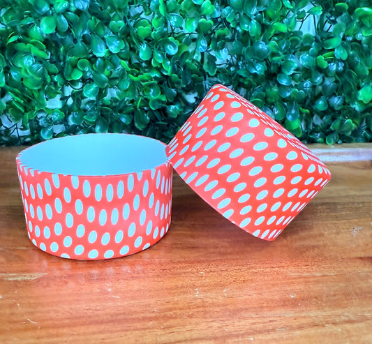 Red polka dot tumbler boot