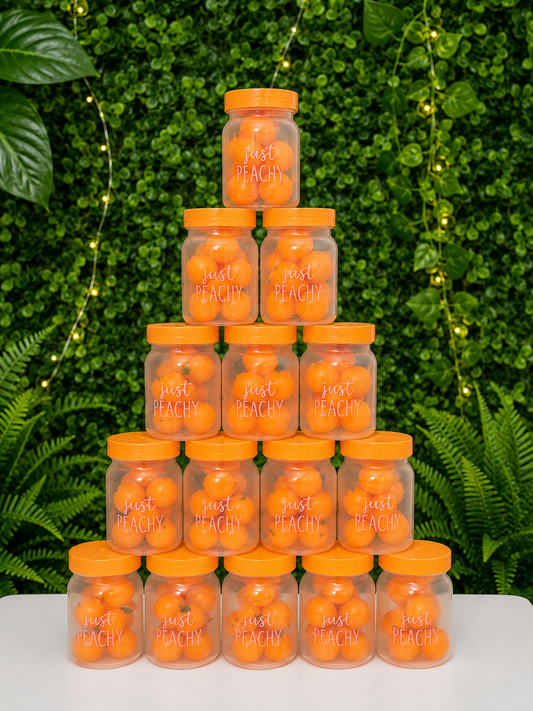 3D Just Peachy silicone jar Focal •Exclusive collab