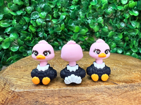 3D Olivia the Ostrich Focal