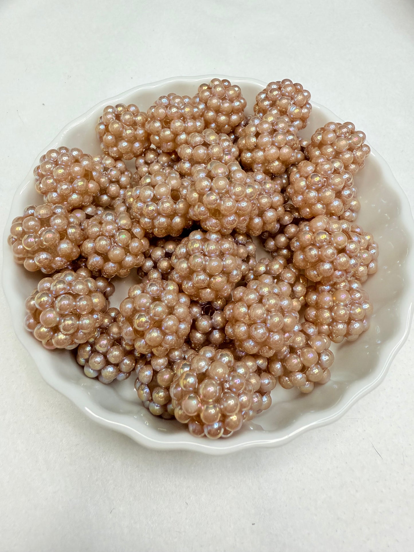 20mm Bubble acrylic beads (pack of 5)