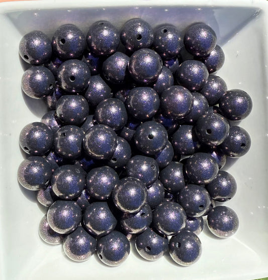 15mm Opal blackberry silicone beads