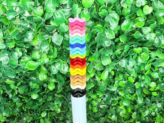13mm Wavy Spacers [multiple colors]