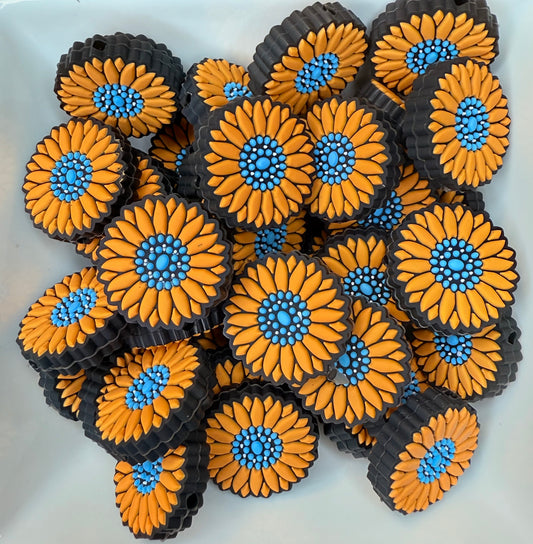 Western Yellow Sunflower Focal