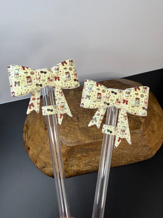 Diet Coke strawtopper bow •Exclusive collab•