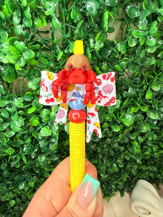 3D printed Hermy the hermit crab Focal (not silicone) turn around time 5-7 business days